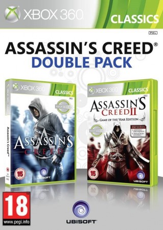 Assassin's Creed Double Pack: 1 (английская версия) + 2 GOTY (русская версия) - Игры в Екатеринбурге купить, обменять, продать. Магазин видеоигр GameStore.ru покупка | продажа | обмен