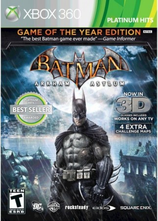 Игра Batman Arkham Asylum GOTY (Xbox 360, английская версия) - Игры в Екатеринбурге купить, обменять, продать. Магазин видеоигр GameStore.ru покупка | продажа | обмен