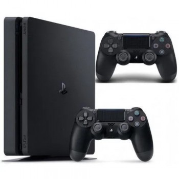 ������� ��������� PlayStation 4 Slim 500Gb � 2 �������������, ������� ��������� SONY - ������, ��������, ������� � �������� �������� ������������